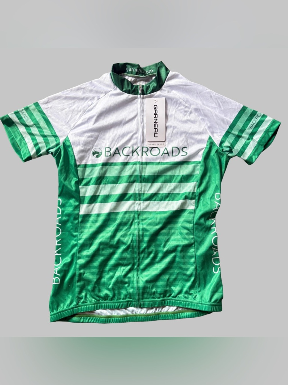 Louis Garneau Women’s Cycling Jersey Backroad Sz M 3M42270 Full Zip Short Sleeve